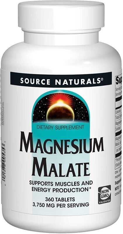 Source Naturals, Magnesium Malate, 1250mg, 360 Tabletten