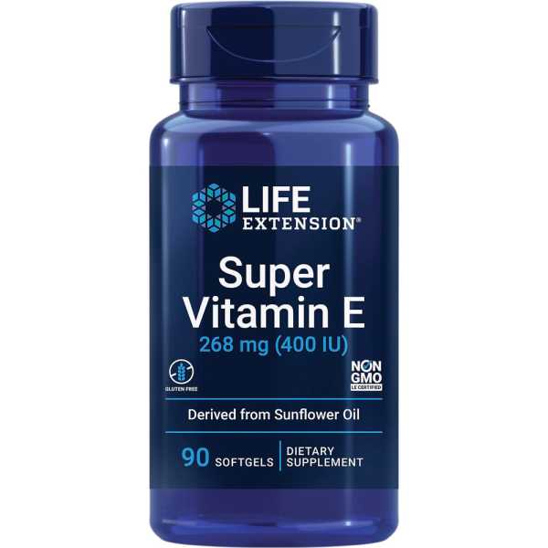 Life Extension, Super Vitamin E, 400IU, 90 Weichkapseln