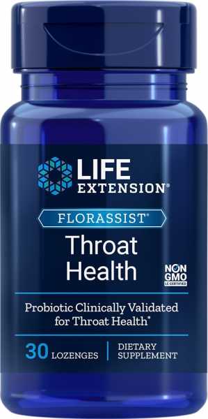 Life Extension, Florassist Throat Health, 30 Lutschtabletten