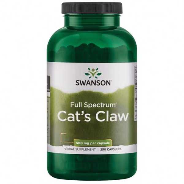Swanson, Cat's Claw, 500mg, 250 Kapseln