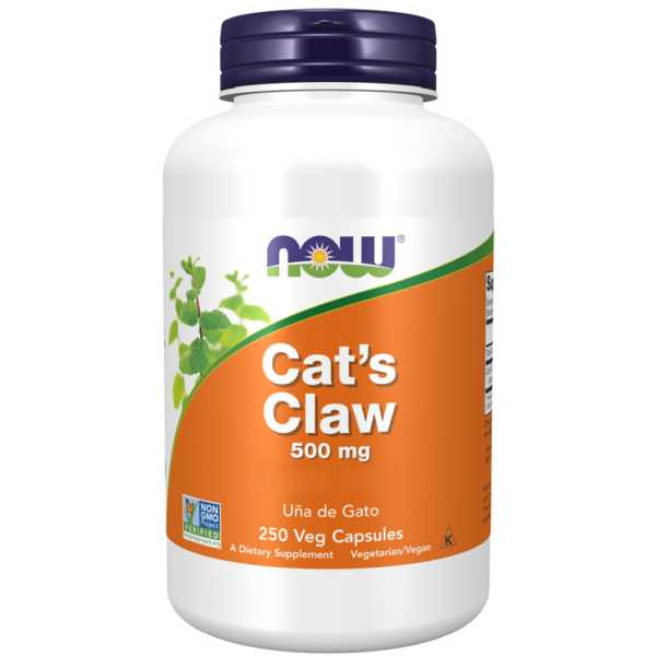 Now Foods, Katzenkralle (Cat's Claw), 500mg, 250 vegane Kapseln