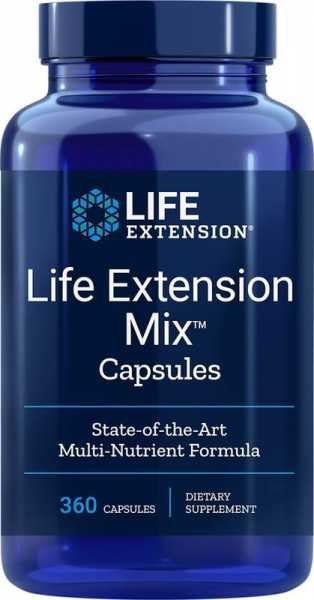 Life Extension, Multivitamin Mix, 360 Kapseln