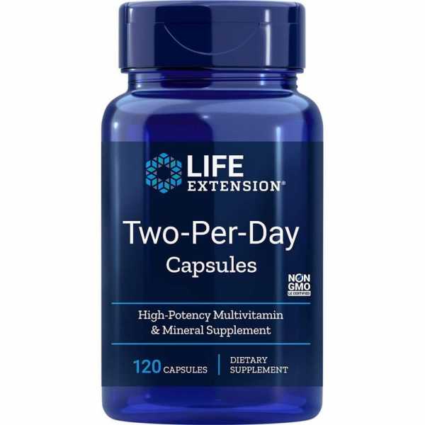 Life Extension, Two-per-Day, 120 Kapseln