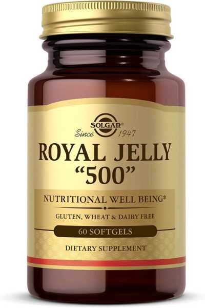 Solgar, Royal Jelly, 500, 60 Weichkapseln