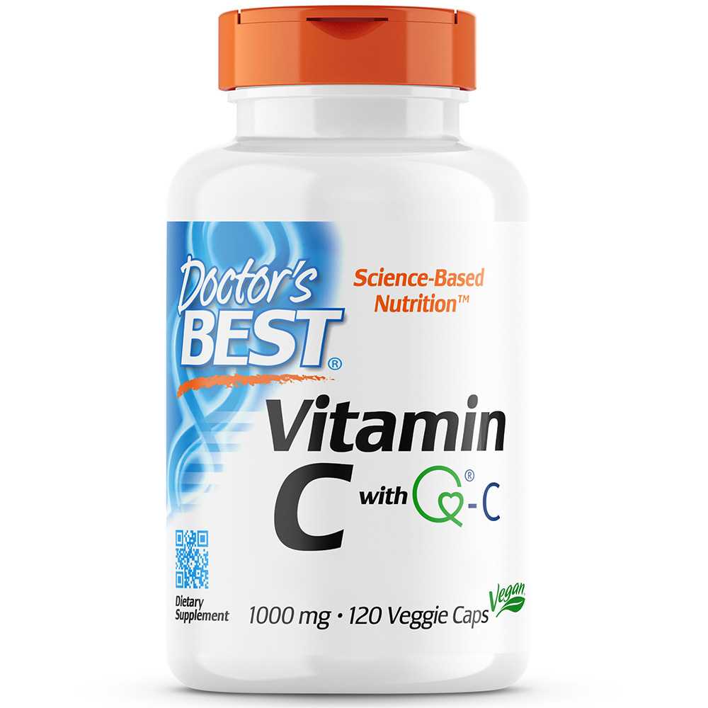 Doctor\'s Best, Vitamin C mit Quali-C, 1000mg, 120 Veg. Kapseln