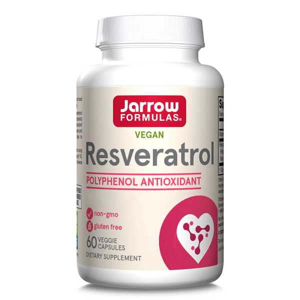 Jarrow Formulas, Resveratrol, 100mg, 60 Kapseln