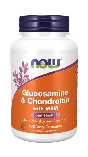 Now Foods, Glucosamine & Chondroitin, 180 Kapseln