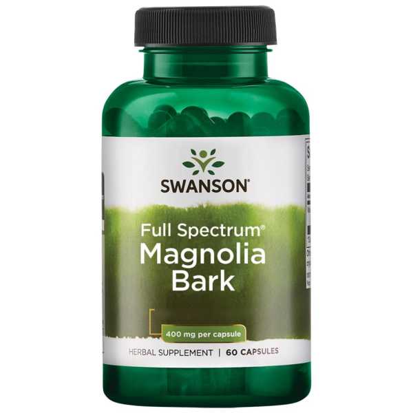 Swanson, Magnolia Bark, 400mg, 60 Kapseln