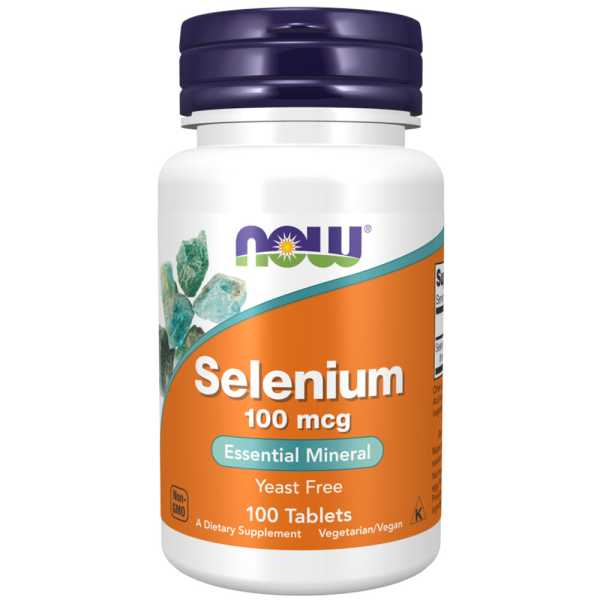 Now Foods, Selenium, 100mcg, 100 Tabletten