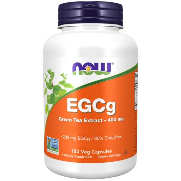 Now Foods, EGCg Green Tea Extract, 400mg, 180 vegane Kapseln