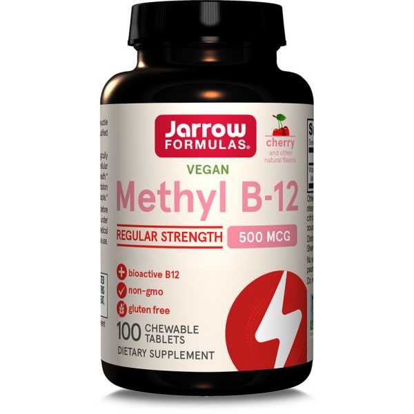 Jarrow Formulas, Methyl B-12, Kirschgeschmack, 500mcg, 100 Lutschtabletten