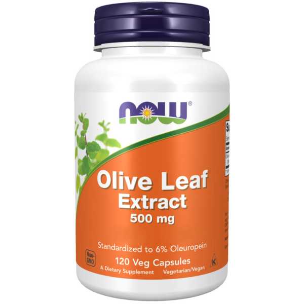 Now Foods, Olive Leaf Extract, 500mg, 120 Veg. Kapseln