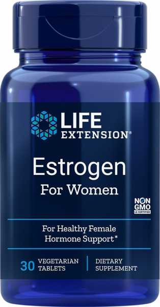 Life Extension, Estrogen for Woman, 30 Veg. Tabletten