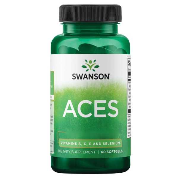 Swanson, ACES, Vitamins A, C, E & Selenium, 60 Weichkapseln