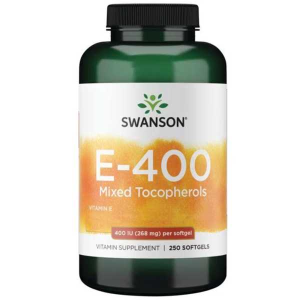 Swanson, E-400 Mixed Tocopherols, 400IU (268mg), 250 Weichkapseln
