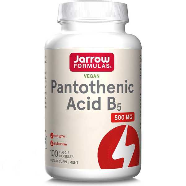 Jarrow Formulas, Pantothenic Acid B5, 500mg, 100 Kapseln