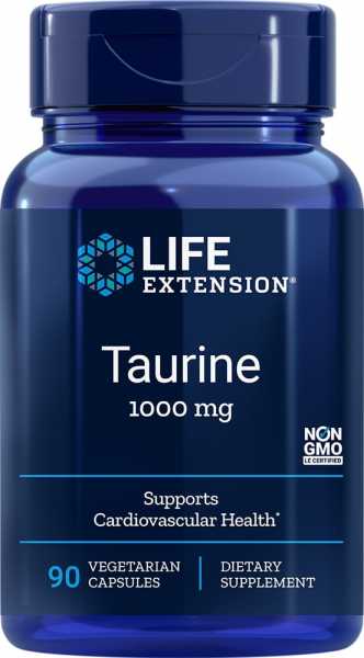 Life Extension, Taurine, 1000mg, 90 Veg. Kapseln