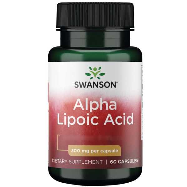 Swanson, Alpha Lipoic Acid, 300mg, 60 Kapseln