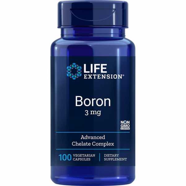 Life Extension, Boron, 3mg, 100 Kapseln