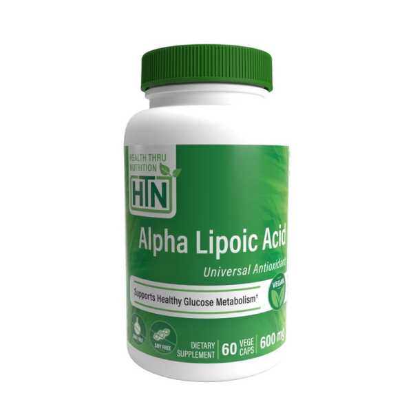 ​​​​Health Thru Nutrition, Alpha-Lipoic Acid, 600mg, 60 Kapseln