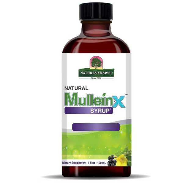 Nature's Answer, Mullein-X Cough Syrup, 4 oz (120ml)