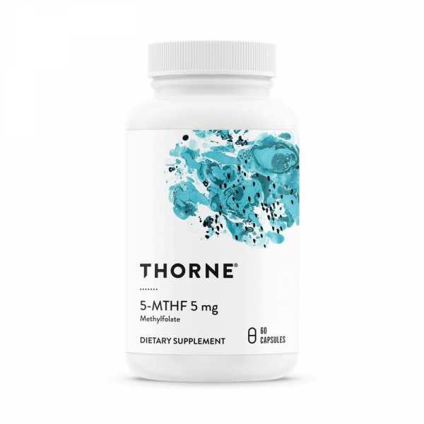 Thorne Research, 5-MTHF (Methylfolate), 5mg, 60 Kapseln