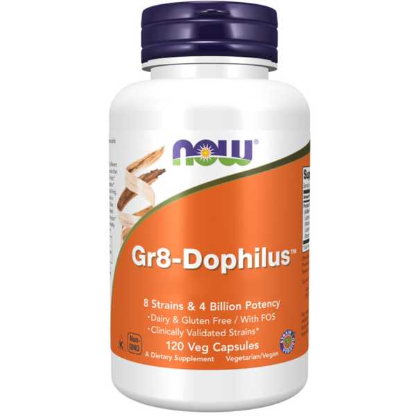 Now Foods, Gr8-Dophilus, 120 Kapseln