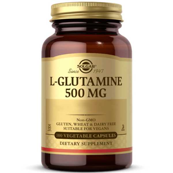 Solgar, L-Glutamin, 500mg, 100 Kapseln