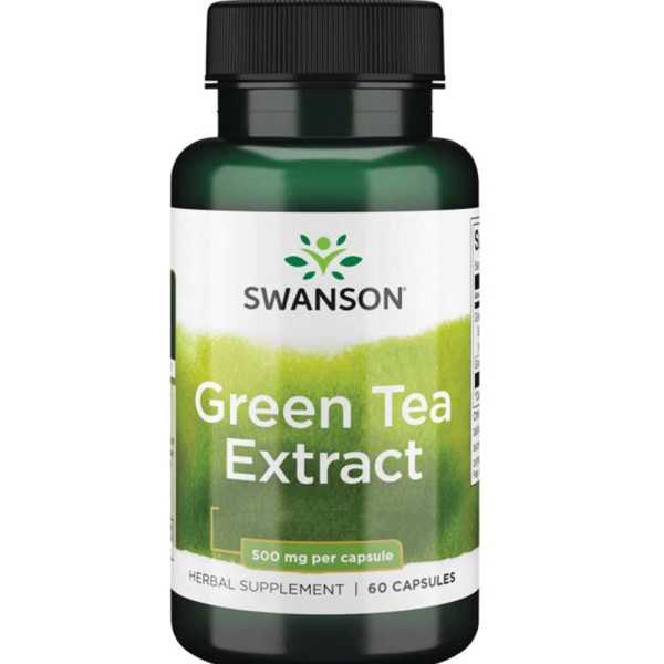 Swanson, Green Tea Extract, 500mg, 60 Kapseln