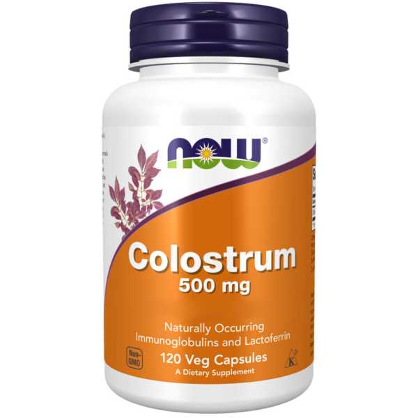 Now Foods, Colostrum, 500mg, 120 Kapseln
