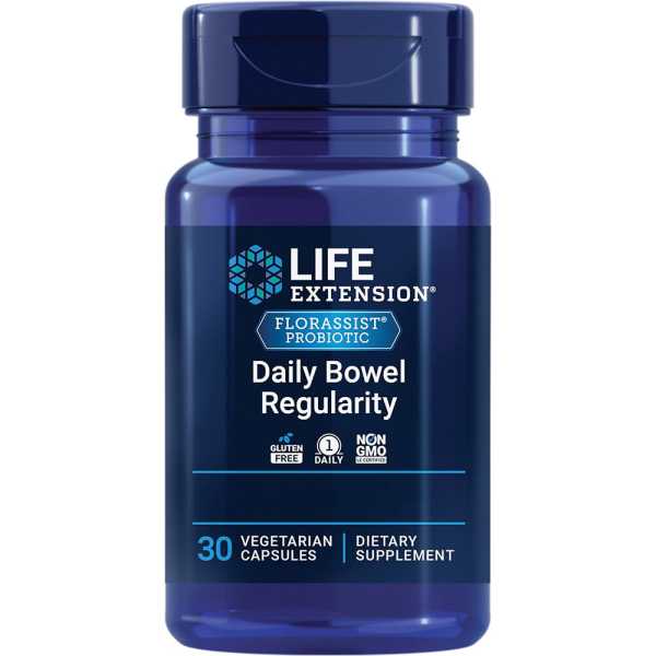 Life Extension, FLORASSIST Daily Bowel Regularity, 30 Kapseln