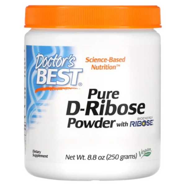 Doctor's Best, D-Ribose Pulver, 250g