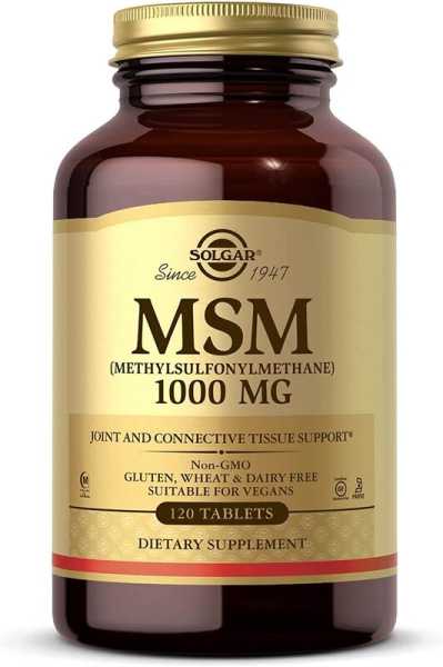 Solgar, MSM 1000 mg, 120 Tabletten