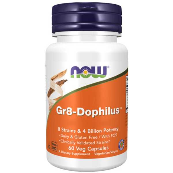 Now Foods, Gr8-Dophilus, 60 Veg. Kapseln