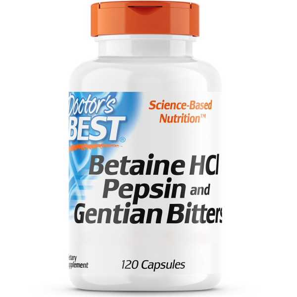 Doctor's Best, Betain HCL, 650mg, 120 Kapseln