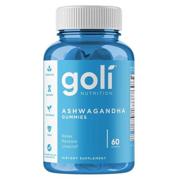 Goli Nutrition, Ashwagandha, 60 Gummies