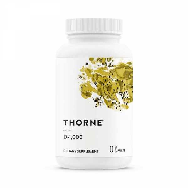 Thorne Research, Vitamin D-1000, 90 Kapseln