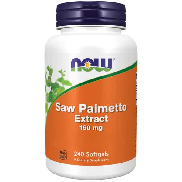 Now Foods, Saw Palmetto Extract, 160mg, 240 Weichkapseln