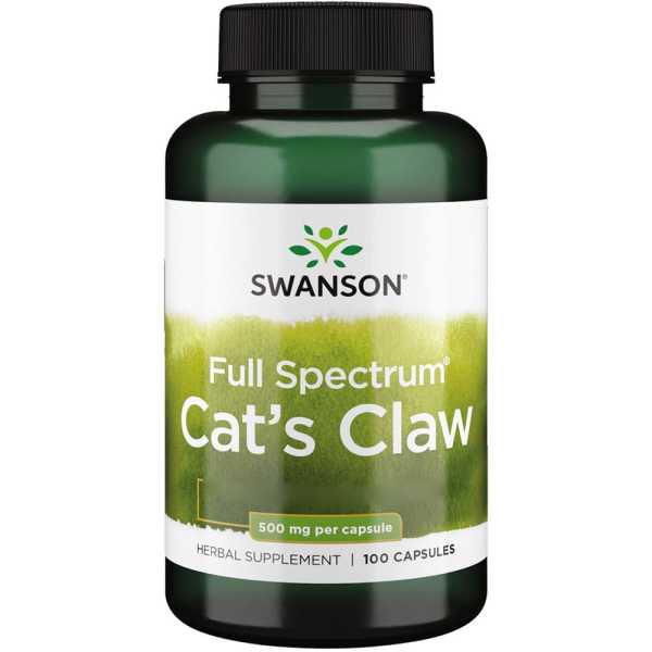 Swanson, Cat's Claw, 500mg, 100 Kapseln