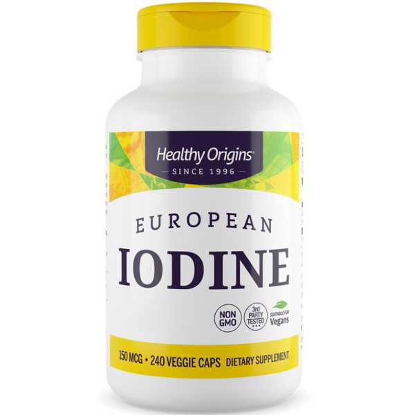 Healthy Origins, European Iodine, 150mcg, 240 Kapseln | MHD 05/24