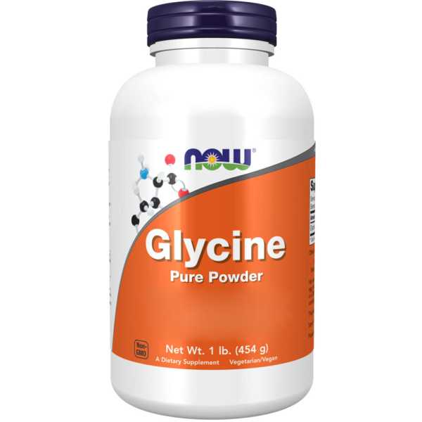 Now Foods, Glycine (100% pures Pulver), 454g