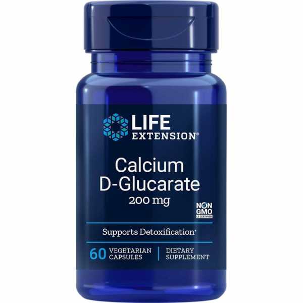 Life Extension, Calcium D-Glucarat, 200 mg, 60 Veg. Kapseln