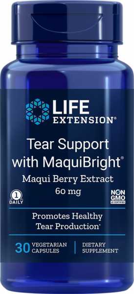 Life Extension, Tear Support with Maquibright, 60 mg, 30 Veg. Kapseln