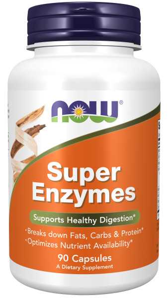Now Foods, Super Enzyme, 90 Kapseln