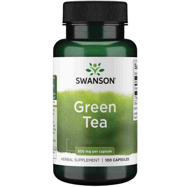 Swanson, Green Tea, 500mg, 100 Kapseln