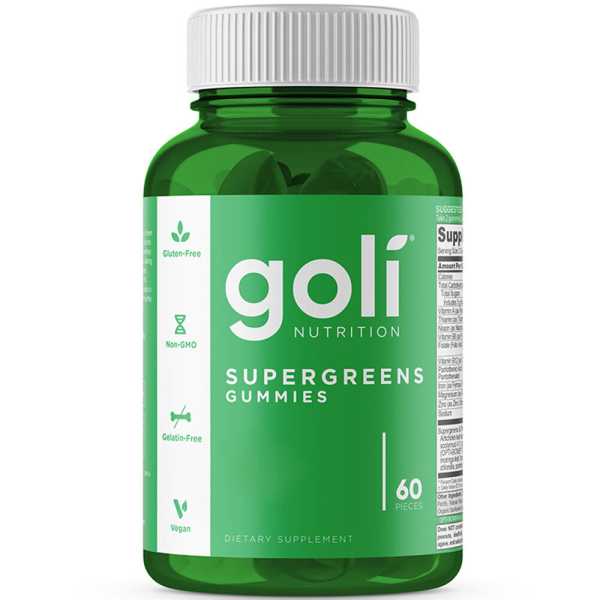 Goli Nutrition, SuperGreens, 60 Gummies