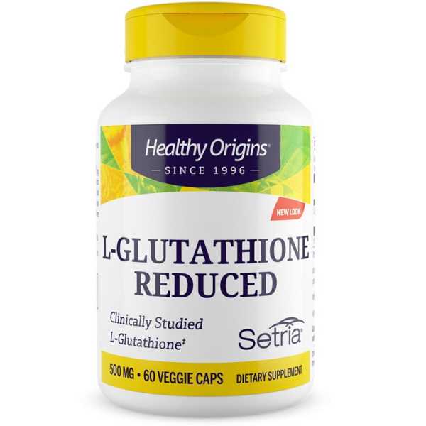 Healthy Origins, Setria, reduziertes L-Glutathion, 500mg, 60 Kapseln