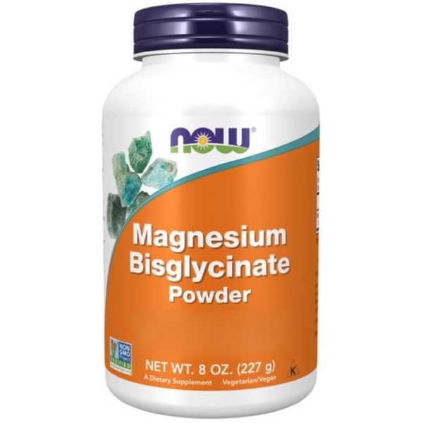 Now Foods, Magnesium Bisglycinate Powder, 227g
