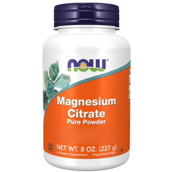 Now Foods, Magnesium Citrate, 100% Pure Powder 8oz