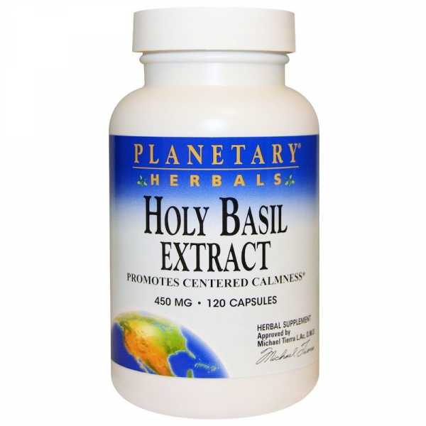 Planetary Herbals, Holy Basil Extract (Heiliges Basilikum Extrakt), 450mg, 120 Kapseln